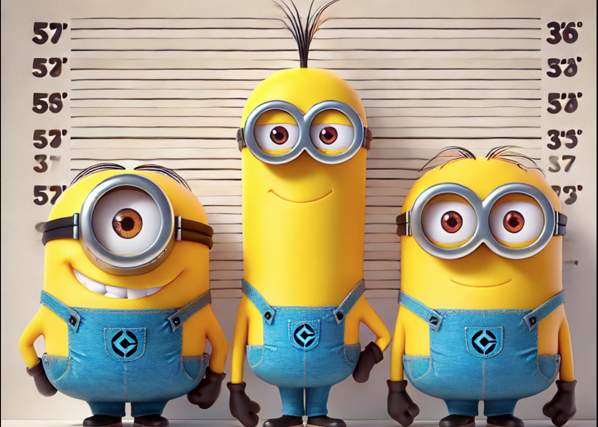 How tall are minions?